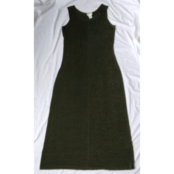 Coldwater Creek Dresses & Skirts - Vintage Coldwater Creek Acetate Blend Stretch Maxi Dress Green Womens Medium